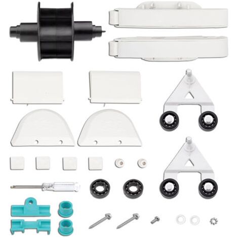 Kit de Lest et de Turbine pour Aspirateur de Piscine – Compatible AXV417WHP et AXV621DAT – Inclut Tournevis (1/5)