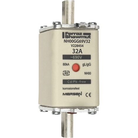 Mersen NH-Sicherungseinsatz SF Gr.00 gG 32A/690V KM NH00GG69V32