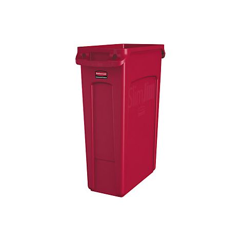 Rubbermaid  Cestino SLIM JIM®  capacità 87 l  con canali di (1/4)