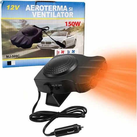 Riscaldatore portatile per auto Ulisem, riscaldamento rapido 12V, antiappannamento, ventola di riscaldamento e raffreddamento 2 in 1 per parabrezza, ventilatore riscaldante