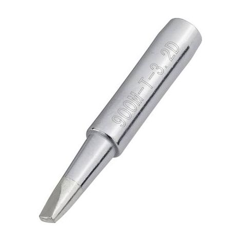 TOOLCRAFT PANNE DE FER À SOUDER FORME DE BURIN TAILLE DE LA PANNE 3.2 MM LONGUEUR DE LA PANNE 17 MM CONTENU 1 PC(S) (1/3)