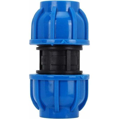 Stück PE-Kunststoff-Geradverbinder 25 mm auf 25 mm Wasserrohradapter, gerades Verbindungsstück, Wasserrohr-Schlauchverbinder (1/4)