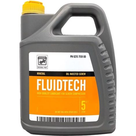 Huile FLUIDTECH 5 litres pour compresseur à vis