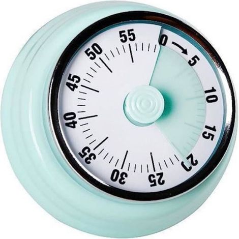 Minuteur de Cuisine - Non spécifié - Mécanique Rotatif 360° - Magnétique - Vert - Métal vert (1/4)