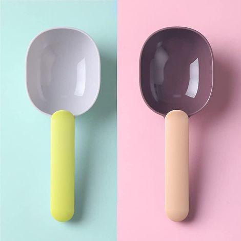 Cuillère pour nourrir les animaux, cuillère à croquettes pour chien, pelle à croquettes en ABS pour chien, pelle à croquettes pour chat, lot de 2 (1/5)