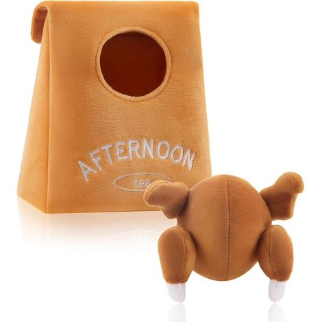 Jouet chien peluche couineur cache-cache, jouet interactif petites tailles, stimulation mentale, anti-ennui, jeu amusant pour chiots et petits chiens (1/5)
