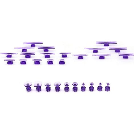 Kit de 28 piezas para la reparación de abolladuras sin pintura en carrocerías de automóviles: extractores de abolladuras, tenazas para abolladuras y herramientas para la reparación de abolladuras sin  (1/5)