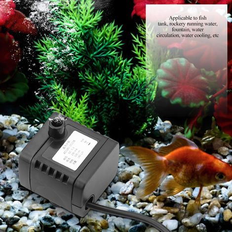 Pompe submersible USB DC 5V sans balais pour aquarium, fontaine et circulation d'eau (1/5)