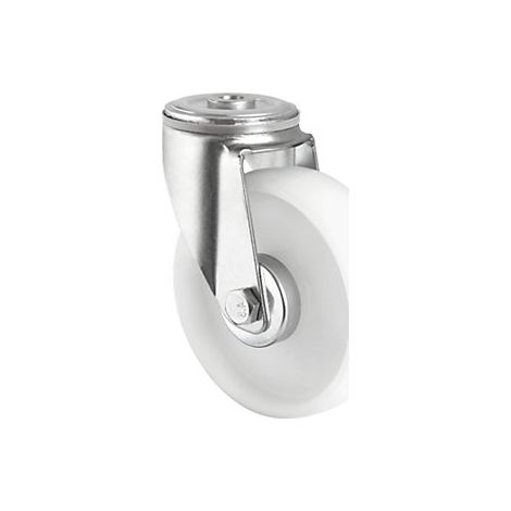 CASCOO Rückenlochlenkrolle ø 100 mm Serie N0N0 Rollenlager