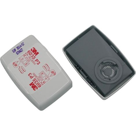 3M Filtre a particules 6035 P3R, 1 paquet de 2 unites