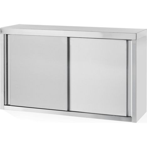 Armoire murale - soudée, avec portes coulissantes - Ref 811207 - 30x100xH60 cm - Hendi