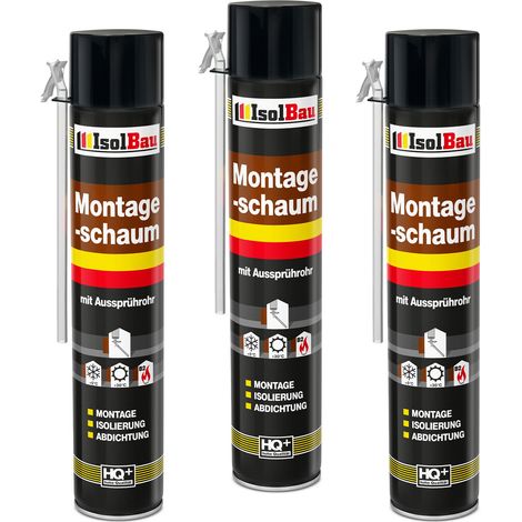 IsolBau Hose Mounting Foam B2 Montageschaum 3 x 750ml (1/5)