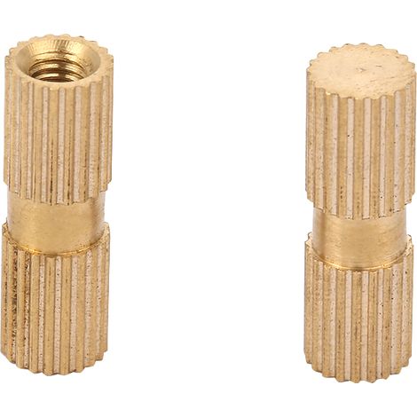 20 pièces de type B, insert en laiton pour trou borgne à passage unique, écrou moleté intégré (M3185,3)