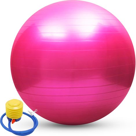 Balle de Yoga Anti-éclatement 55cm/65cm/75cm, équilibre de stabilité, Barre de Pilates, exercice de Fitness physique avec pompe à Air (1/5)