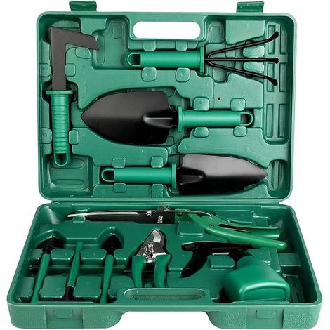 EASYCOMFORT Valise de jardinage complète - Ensemble d'outils de jardinage multi-usages avec mallette de rangement (1/5)