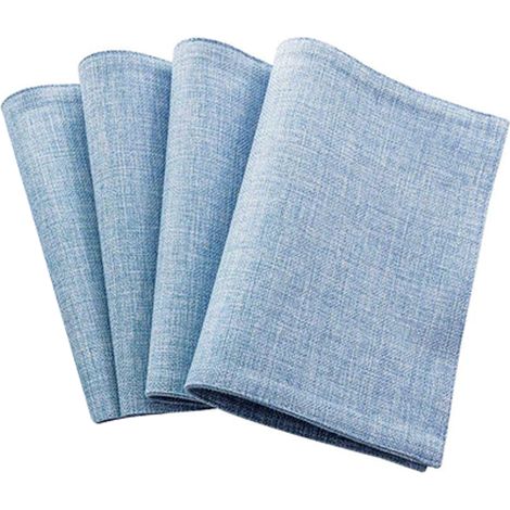 Placemat Chaleur Résistant - 30 x 45 cm - PVC 70 % Polyester 30 % - Cuisine Salle À Manger Bureau - Lot de 4 (1/5)