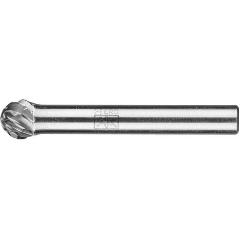 PFERD TOOLS Hartmetall Hochleistungsfrässtift ALLROUND Kugel KUD Ø 08x07 mm Schaft-Ø 6 mm universal grob (1/3)