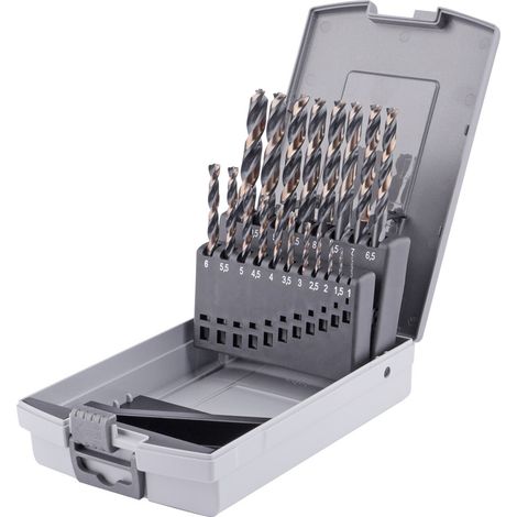GSR PowerSpike Spiralbohrersatz 19 teilig in HSSG 1 - 10 mm