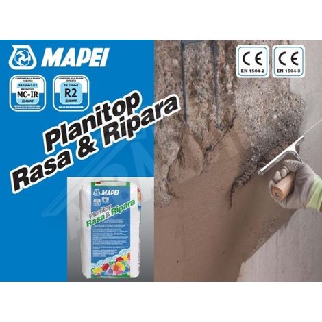 Malta cementizia tissotropica fibrorinforzata planitop rasa ripara zero r2 25 kg (1/2)