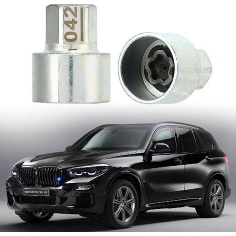 Clé de roue antivol BMW pour séries 1, 3, 5, 6, 7, X1 à X6, Z4 - Remplacement de douille de sécurité (1/5)