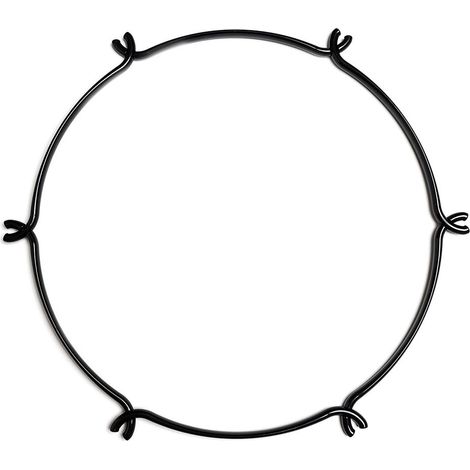 creative cables - Cage Cerchio - Struttura per lampadari - S - Ï 40 cm, Nero
