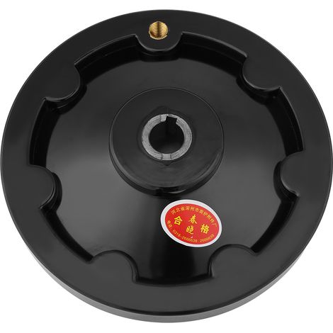 Volant arrière noir pour tours et fraiseuses avec poignée rotative (16 x 160 mm) (1/5)