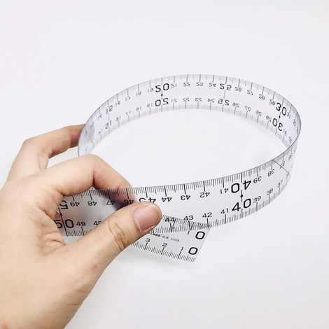 DIHAN 3008 - Règle à vêtements de 50 cm, extrêmement flexible (1/5)