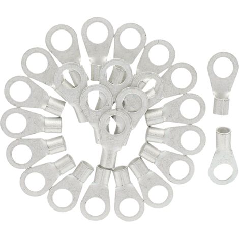 Crimp-Ösenverbinder, nicht isoliert, Durchmesser 13 mm, M12, 25 mm², L=31 mm
