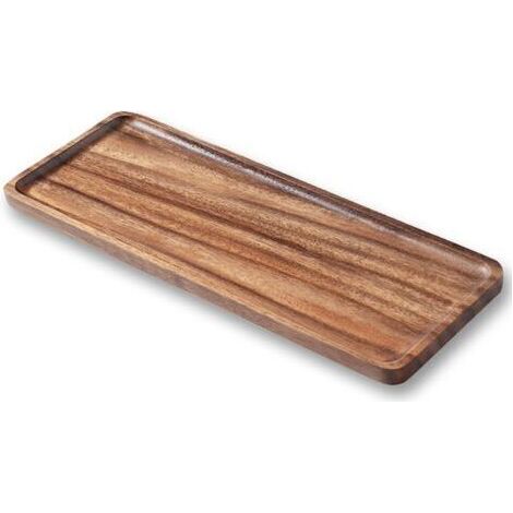 Assiettes et plateaux en bois massif Planche à fromage de charcuterie en bois d'acacia naturel (1/5)