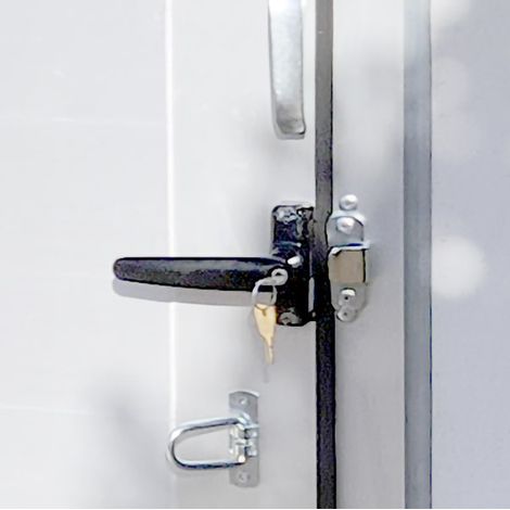 Serrure de porte anti-inondation avec double poignée