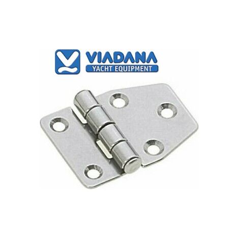 Charnière inox 316 hexagonale 50x37 viadana (1/2)