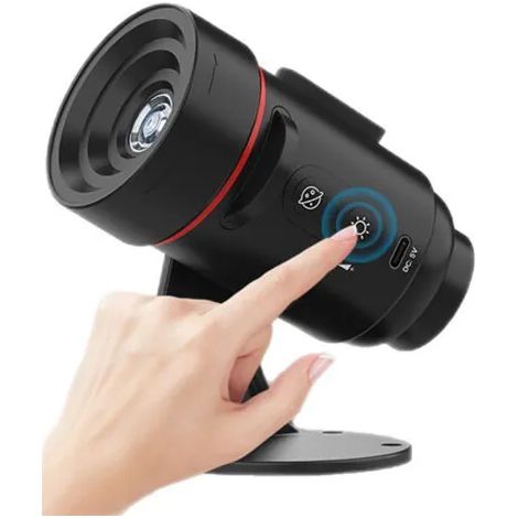 Projecteur de ciel étoilé, projecteur de ciel étoilé HD pour planétarium, rechargeable par USB (batterie 2000 mAh), avec rotation à 360° et support mural, idéal pour la décoration de chambre, cadeau p (1/3)