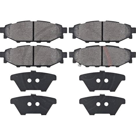 KIT PASTIGLIE FRENO POSTERIORI compatibile con SUBARU LEGACY IV STATION WAGON (BP) / PASTIGLIE FRENANTI AUTO OEM P 78 020, / SOSTITUZIONE DIRETTA / BASSA POLVERE / SILENZIOSO