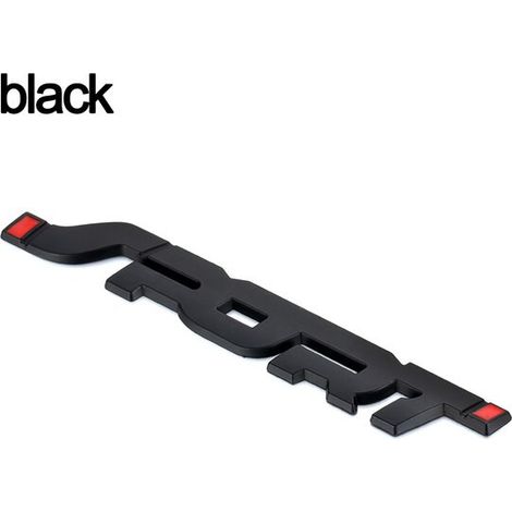 Targhetta adesiva scritta "SPORT" in rilievo metal 3D Colore - Nero (1/5)