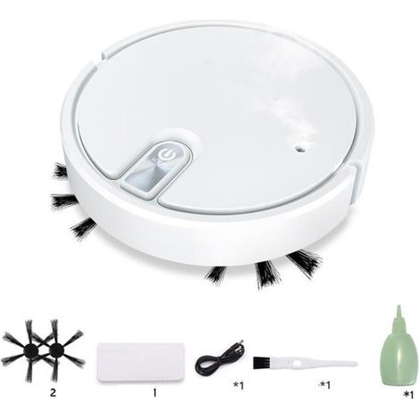 Robot Vacuum Cleaner Sweeper, Robot Vacuum Cleaner and Mop  Robot Vacuum Cleaner Sweeper - 5 in 1 Reusable Smart Vacuum Cleaner, Sweeper for Hardwood, Marble and Wooden Floors (1/5)