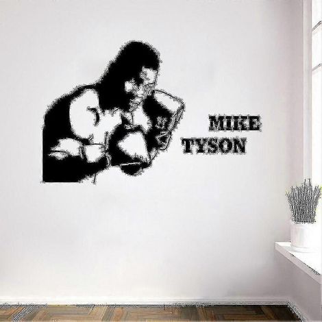 Stickers muraux décoratifs sportifs sur le thème de la boxe, Tyson, autocollants et papier peint imperméables (1/5)