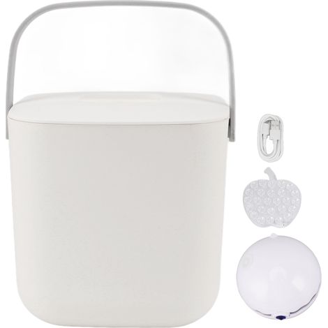 Lave-vaisselle portable 18W USB rechargeable avec seau, IP67 étanche, mini lave-vaisselle blanc pour camping-car et voyage (1/5)