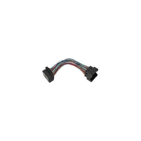 23 cm langes 52-poliges Verlängerungskabel mit Quadlock-Stecker, Radiokabelbaum für A1 A3 A4 A5 A6-Crezuo