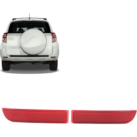 Les réflecteurs de pare-chocs arrière sont une paire, un de chaque côté, et conviennent aux Toyota RAV4 2009-2012 (81910-0R020 81920-0R020). (1/5)