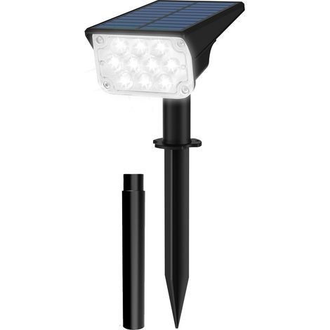 Solarbetriebener Weihnachtsstrahler – Ideal für Gärten, Einfahrten, Höfe, Pools, Terrassen usw. – 1 Stück, weißes Licht (1/5)
