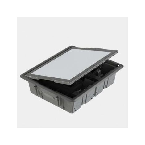 BOITE DE SOL 32P COUVERCLE INOX GEWISS GW24617