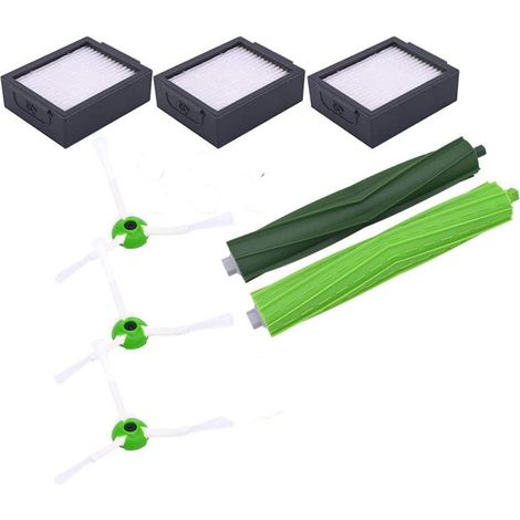 Accessoires pour iRobot Roomba i7, i7+, E5, E6, i6, i3, i3+ - 8 accessoires