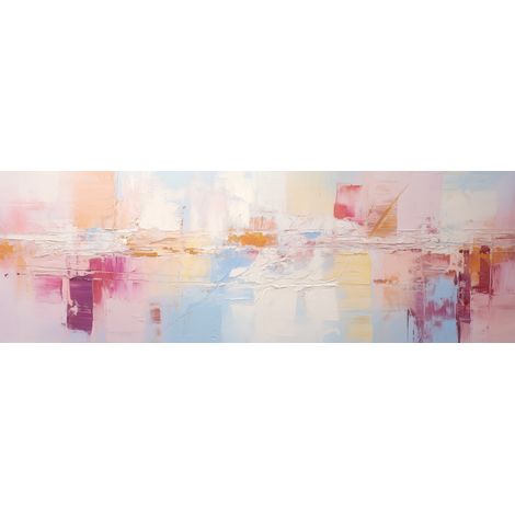 Tableau sur toile art moderne 30x97 cm - Impression sur Toile Murale Décorative - Image imprimée en HD sur Toile - Toile sur Châssis en Bois FSC - Fabriqué en France (1/4)