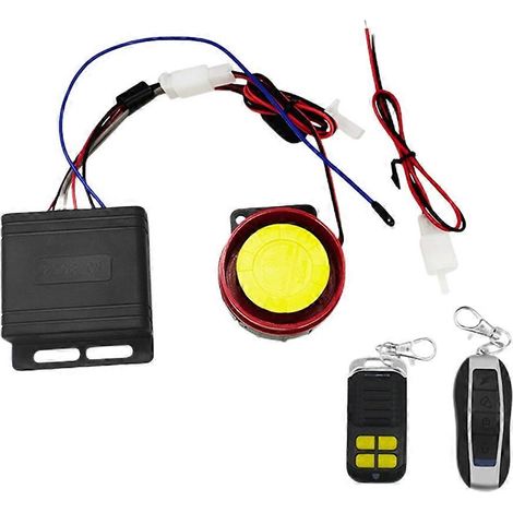 Kit antirrobo para motocicleta de 315 MHz, sistema de alarma para motocicleta de 12 V, alarma antirrobo automática con control remoto y cerradura inteligente para automóvil y motocicleta. (1/5)