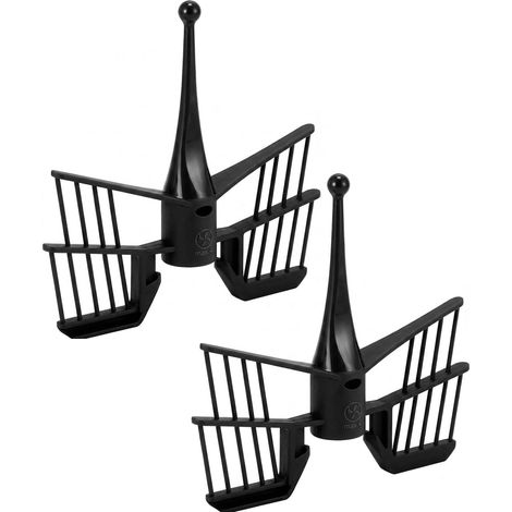 2 Pièces Fouet Papillon, Accessoire de Batteur en Plastique, Compatible avec TM5 TM6, Fouet de Remplacement pour Mélange et Pâtisserie (1/5)