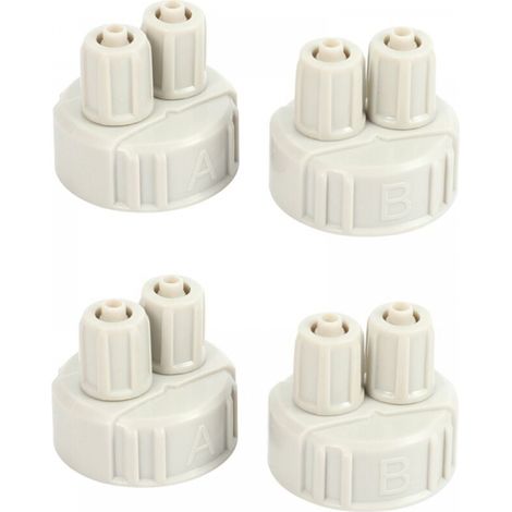 Système générateur de CO2 pour Aquarium, 4 pièces, bricolage, avec Tube, pièces d'outils, Capsules pour accessoires de plantation