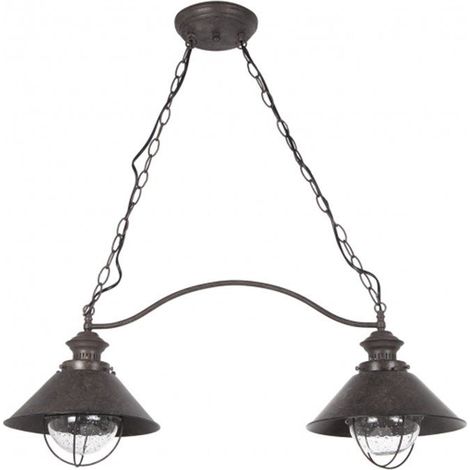 FAB 91.520 / 2 Lampada 2l Nautica Marrone 2xe27 Regx74x26