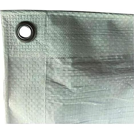 Vigor-blinky 00713-10 Rete per Ponteggi Occhiellata Antipolvere 1,9x10 m 70 g-m² 100% PE UV Stabilizzato Occhielli Metallici ogni 100 cm colore Bianco