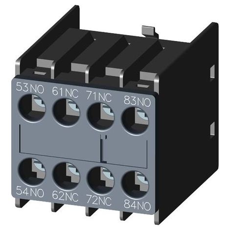Siemens Contacto auxiliar, 2NA+2NC, circuito de corriente 1NA, 1NC, 1NC, 1NA, para contactores auxiliares, S00, 3RH29111GA22