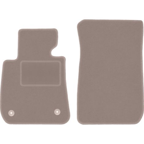Alfombrillas delanteras para BMW Serie 3 E93 descapotable (2004-2011), color beige. (1/5)